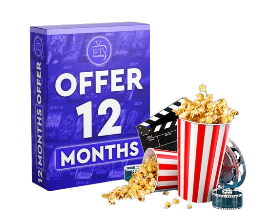 Abonnement IPTV Smarters Pro - Offre 12 Mois